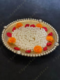 Decorative Pearl Studded Gold Color Bowl