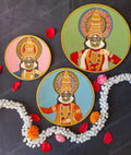 Kathakali Pichwai Wall Hanging Plates