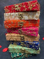 Rectangular Floral Embroidered Gift Box Only