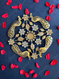 Fancy Peacock Rangoli Tea Light Holder