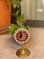 Pearl & Ruby Drop Standing Tea Light Holder Set of 3