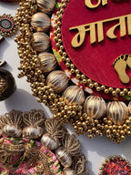 Jay Mata Di Platter-8 inches