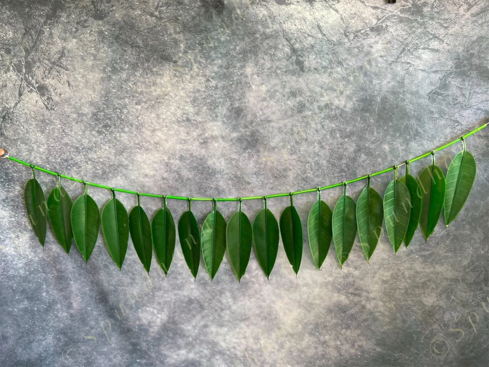 Green Leaves Hanging Decor Toran (Mango Leaf)