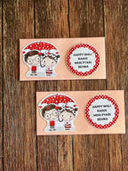 Rakhi Envelope in Peach Color