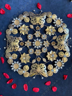 Decorative Studded Butterfly Rangoli Tea Light Holder