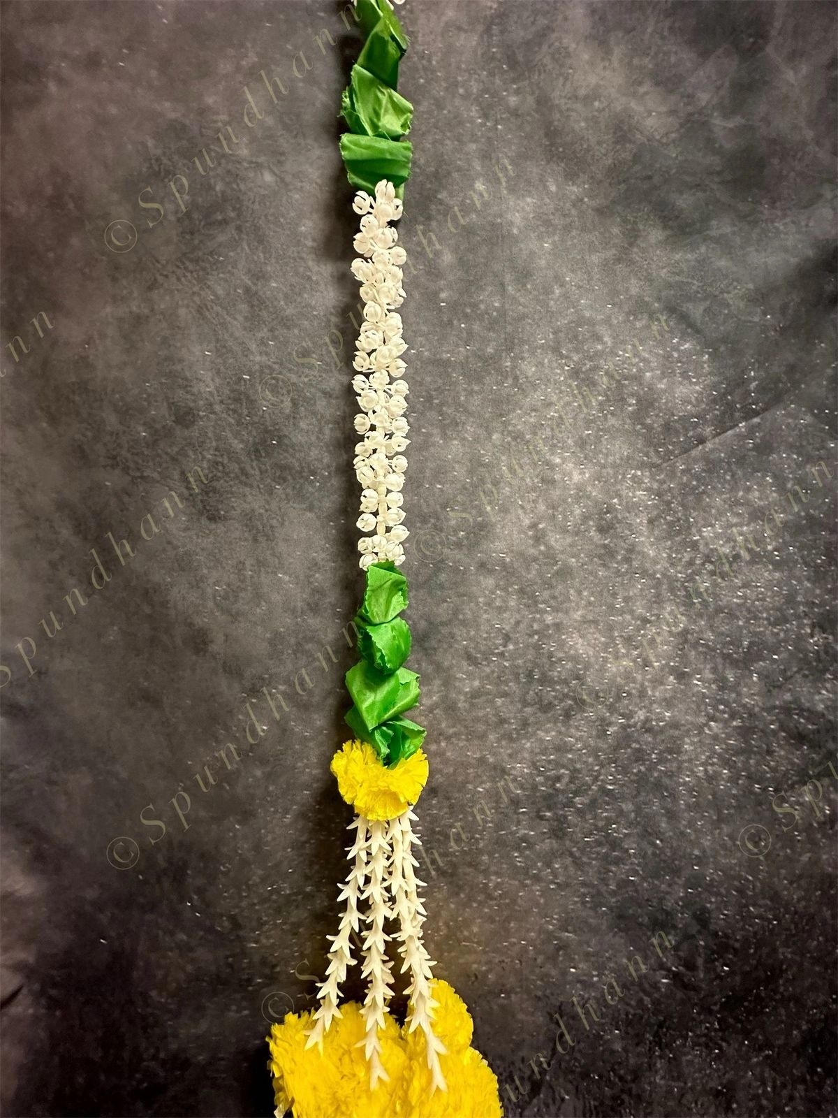 Mogra String With Marigold & Rajnigandha Tassels - Set Of Two