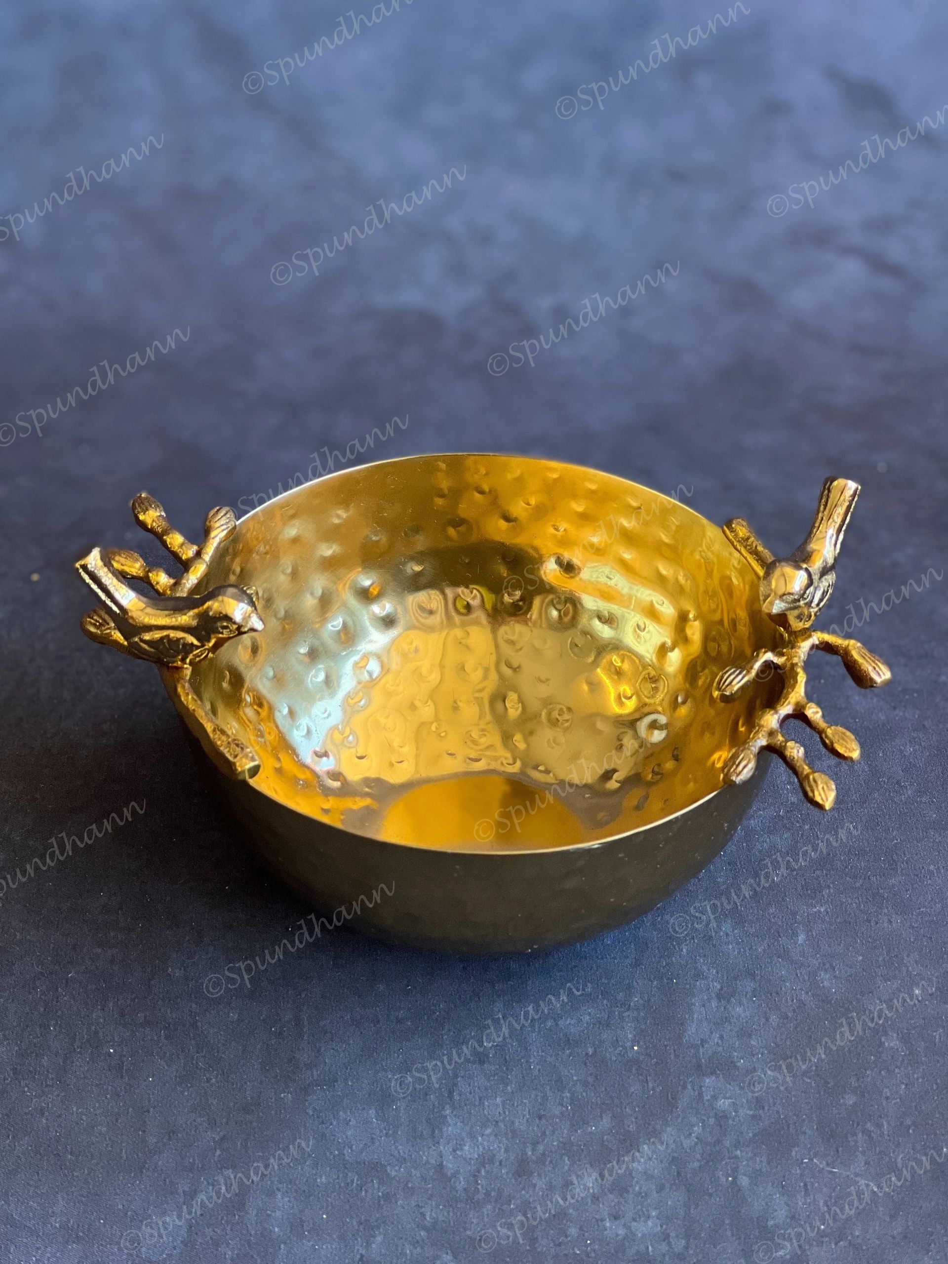 Brass Bird Bowl