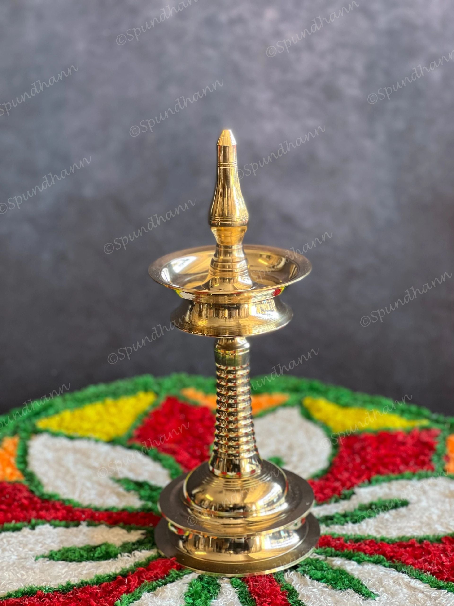 Traditional Kerala Brass Lamp