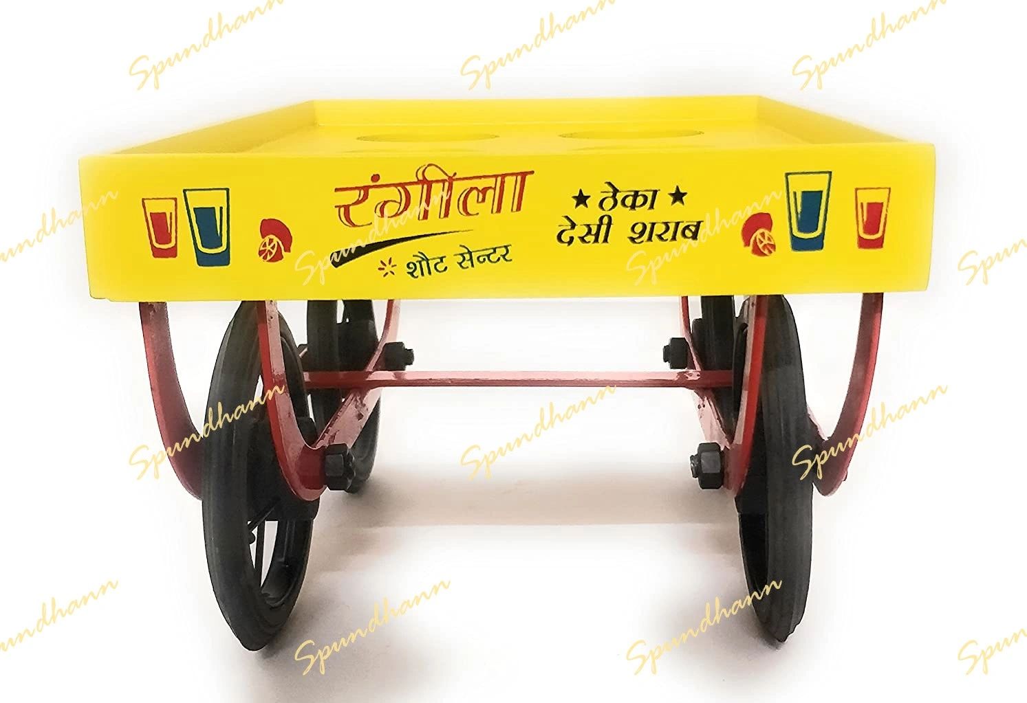 RANGEELA SHOT CART (THELA) WITH 6 SHOT GLASSES