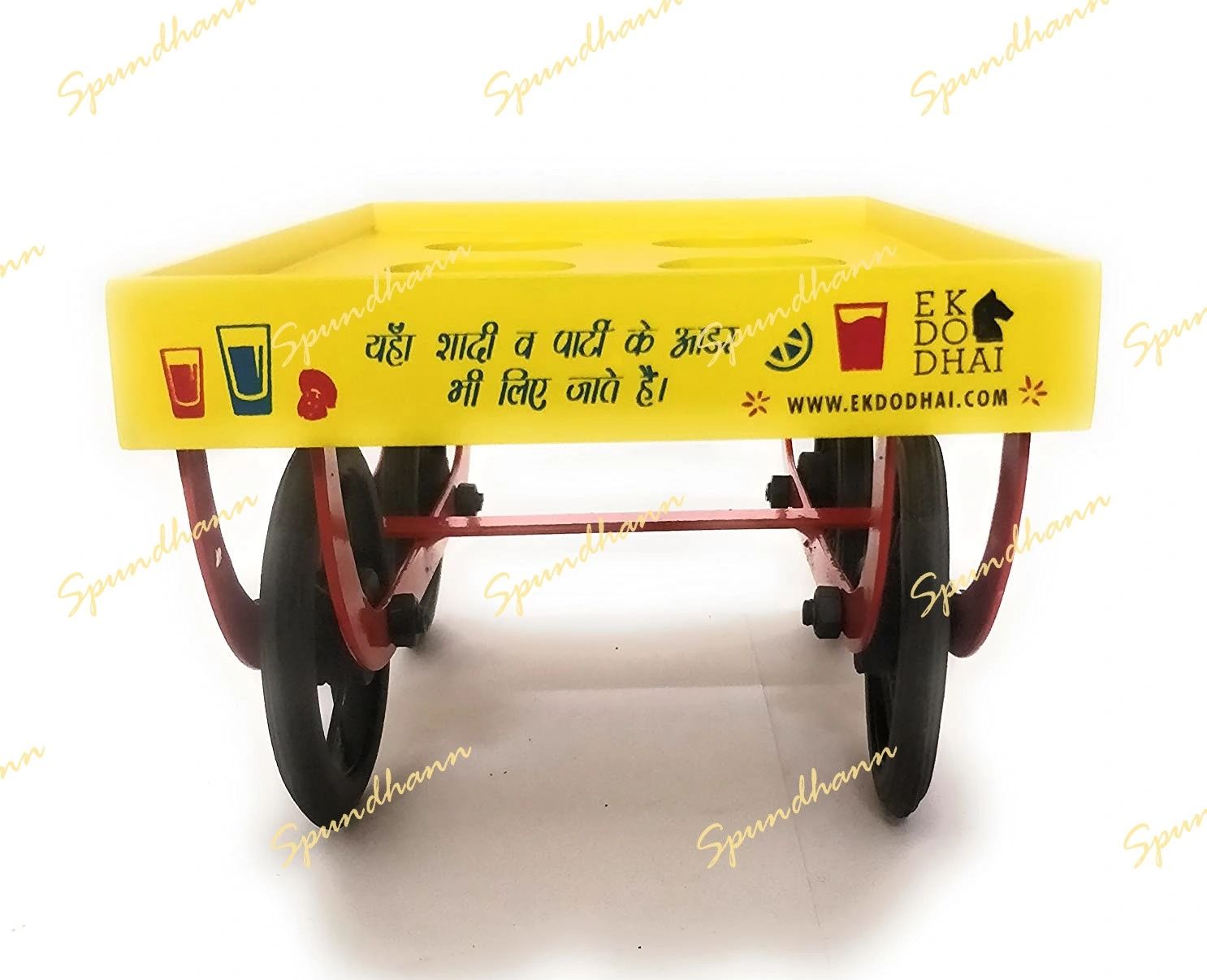 RANGEELA SHOT CART (THELA) WITH 6 SHOT GLASSES