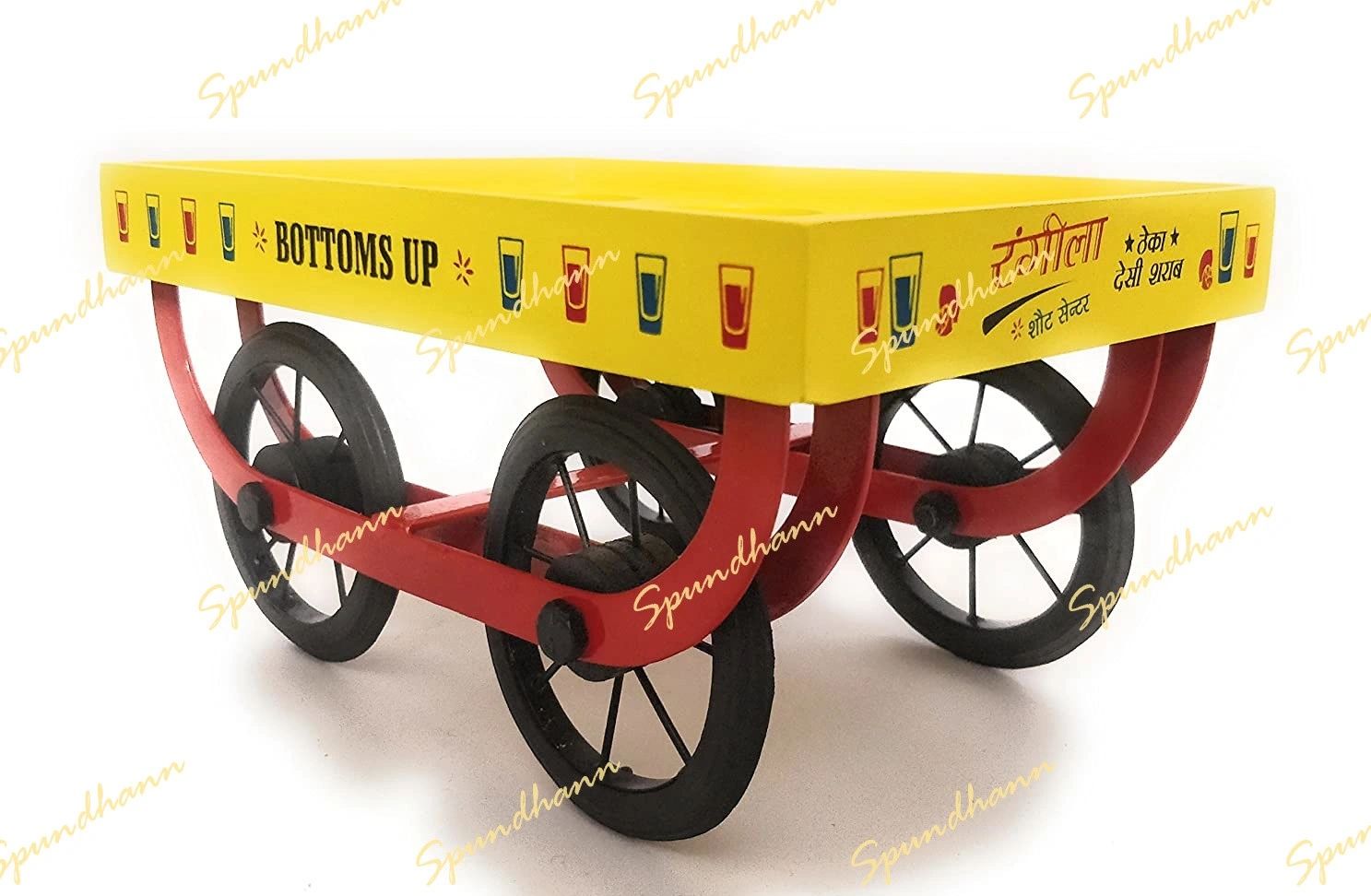 RANGEELA SHOT CART (THELA) WITH 6 SHOT GLASSES