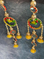 Colorful Parrot Jhumki Set of 2