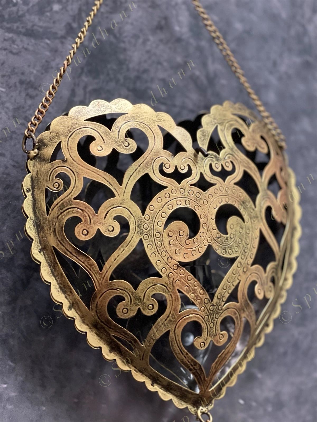 Love / Heart Shaped Dhoop Dani Dhuna Loban / Tea Light Holder