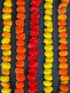 Marigold Flower Festive Danglers Set of 5 Strings