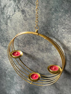 Golden Rings Tea Light Holder