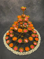 5 Tier Lotus Shape Tea Light Holder