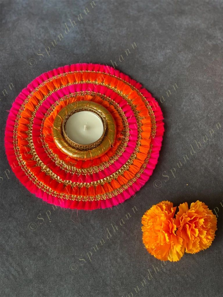 Frill Tea Light Holder