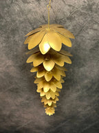 Large Reverse Hanging Metal Flower Ornament