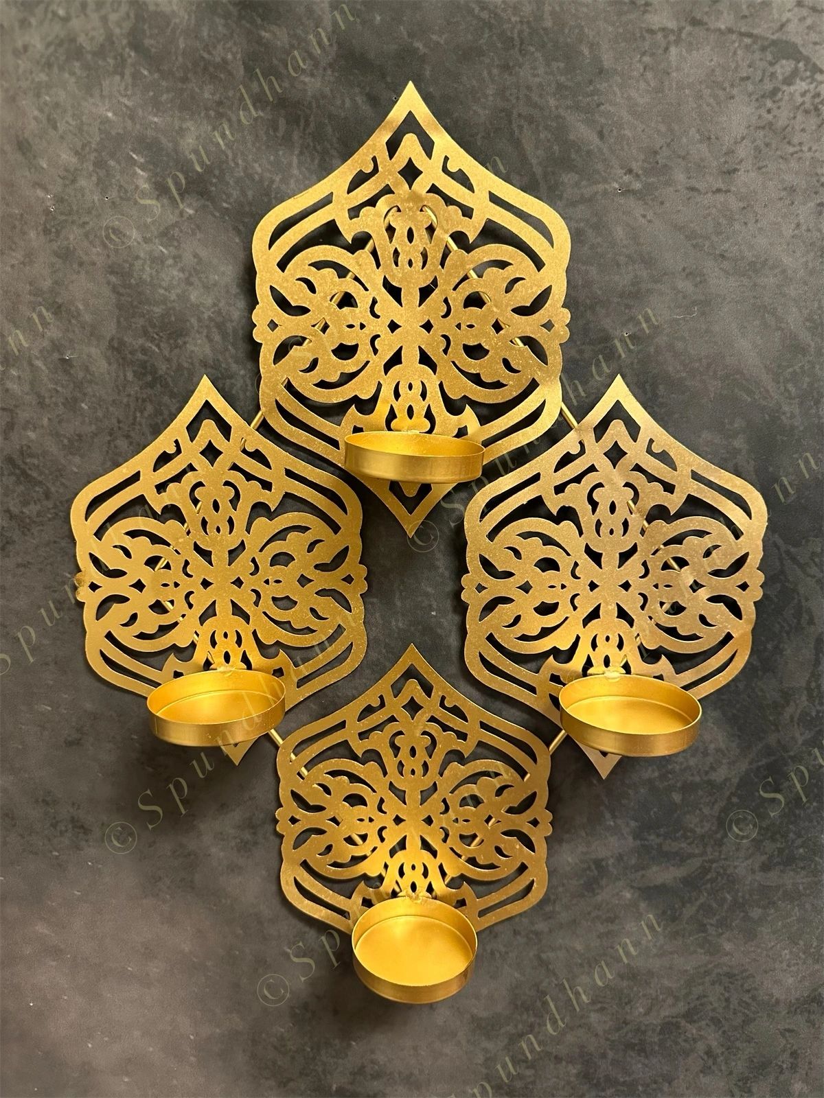 Designer Wall Hanging Four Tea Light Holder Wall Decor