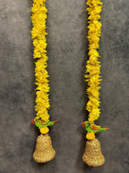 Chameli String With Gota Bell And Parrot Dangler Pair
