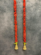 Chameli String With Gota Bell And Parrot Dangler Pair
