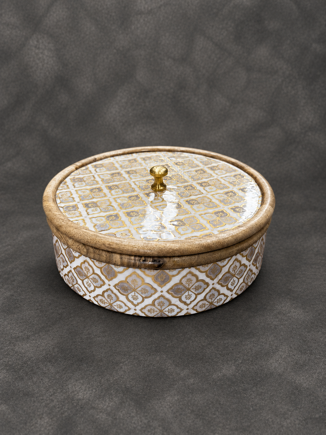 Designer Wooden Masala Box