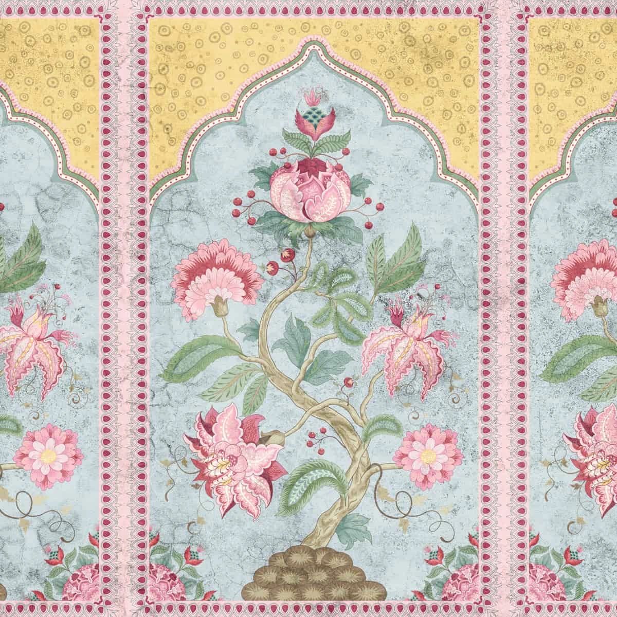 Life n Colors: Dareecha, an Indian Design Wallpaper for Rooms, Blue