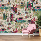 Life n Colors: Pashmina, Indian Shawl Inspired Wallpaper for Rooms