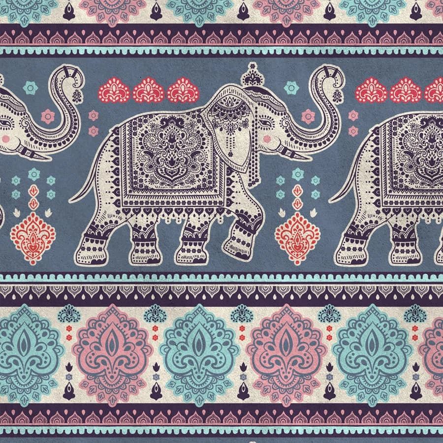 Life n Colors: Indian Elephants Wallpaper Design for Rooms