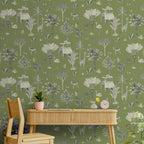 Life n Colors: Itihaas, Indian Theme Room Wallpaper, Green
