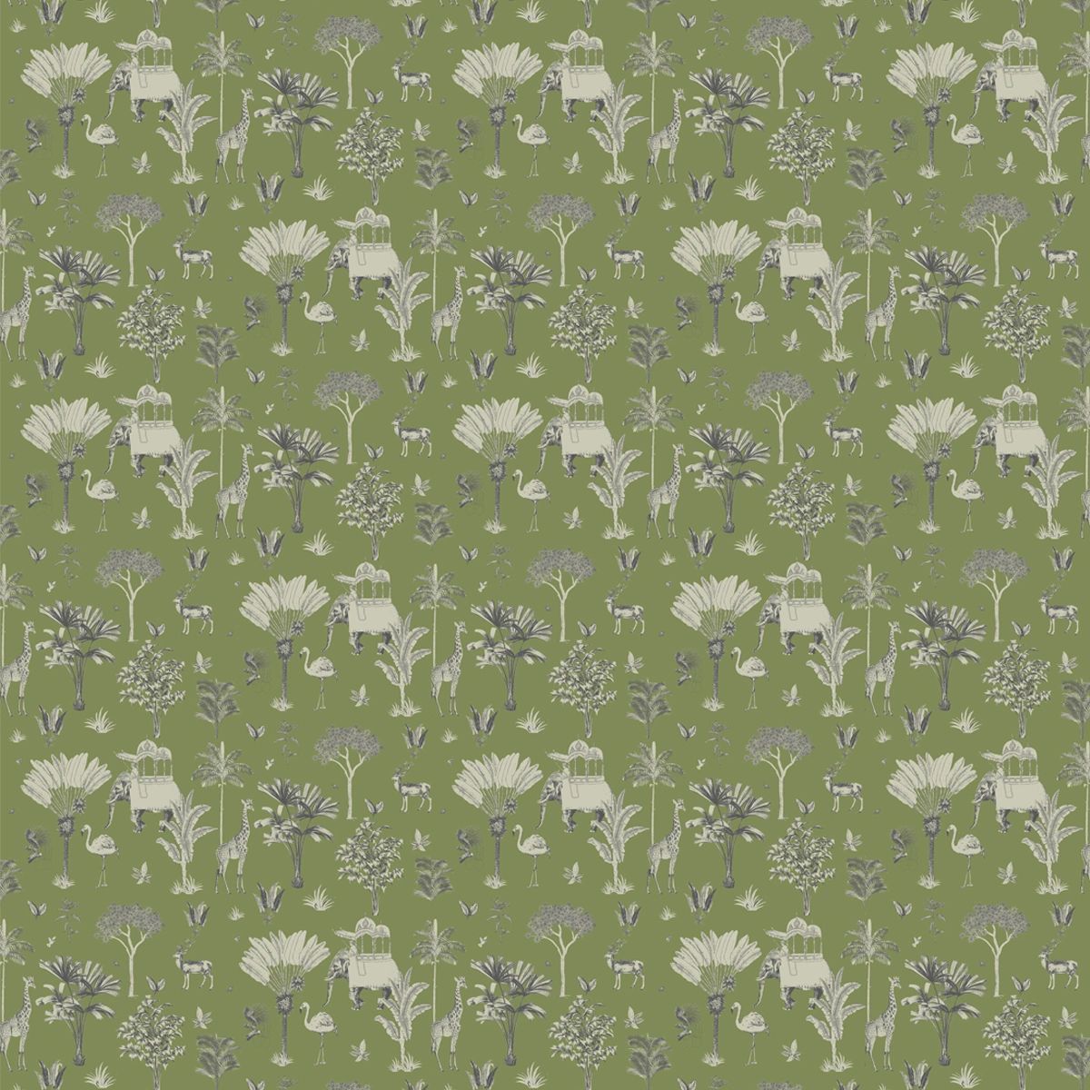 Life n Colors: Itihaas, Indian Theme Room Wallpaper, Green