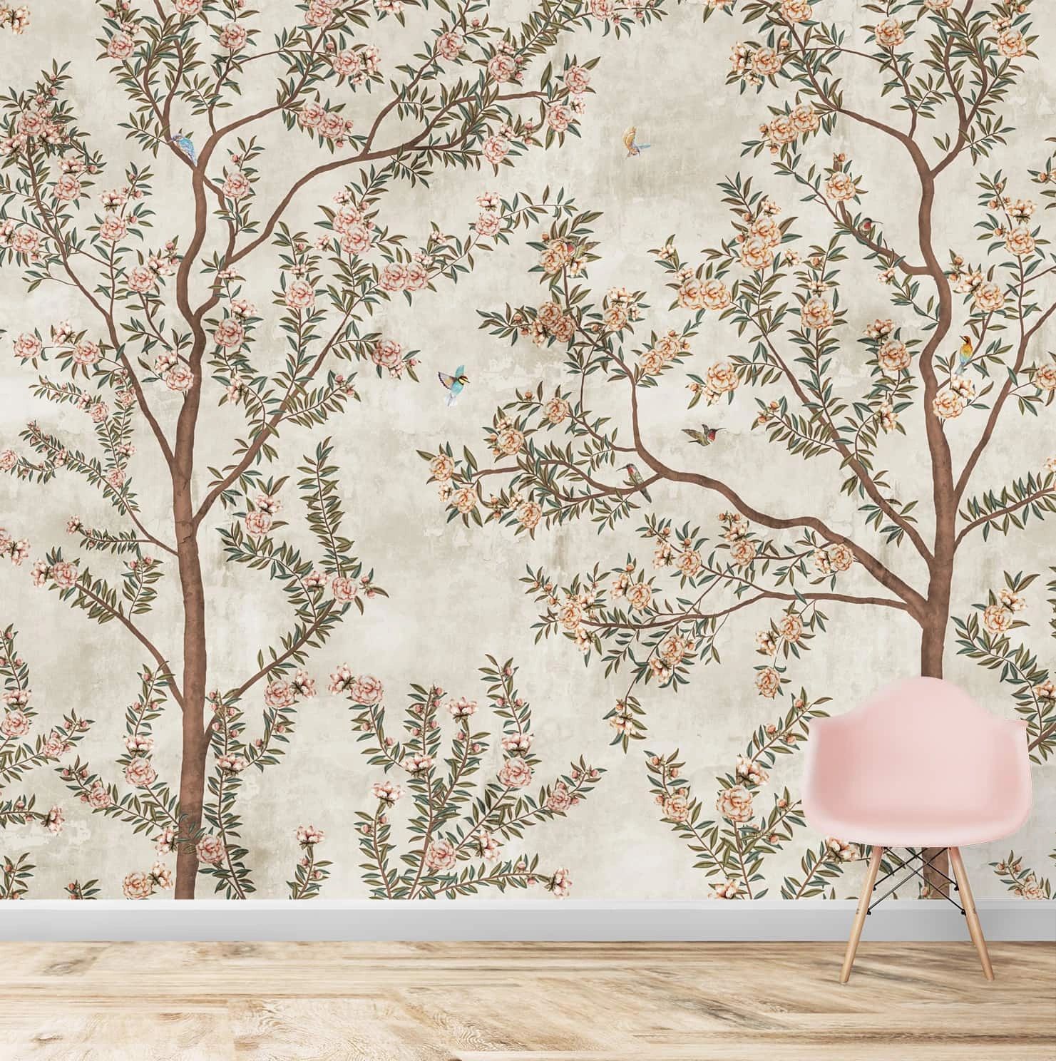 Life n Colors: Chinoiserie Pattern Wallpaper