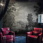 Life n Colors: It s a French Life, Old Painting Inspired Premium Wallpaper