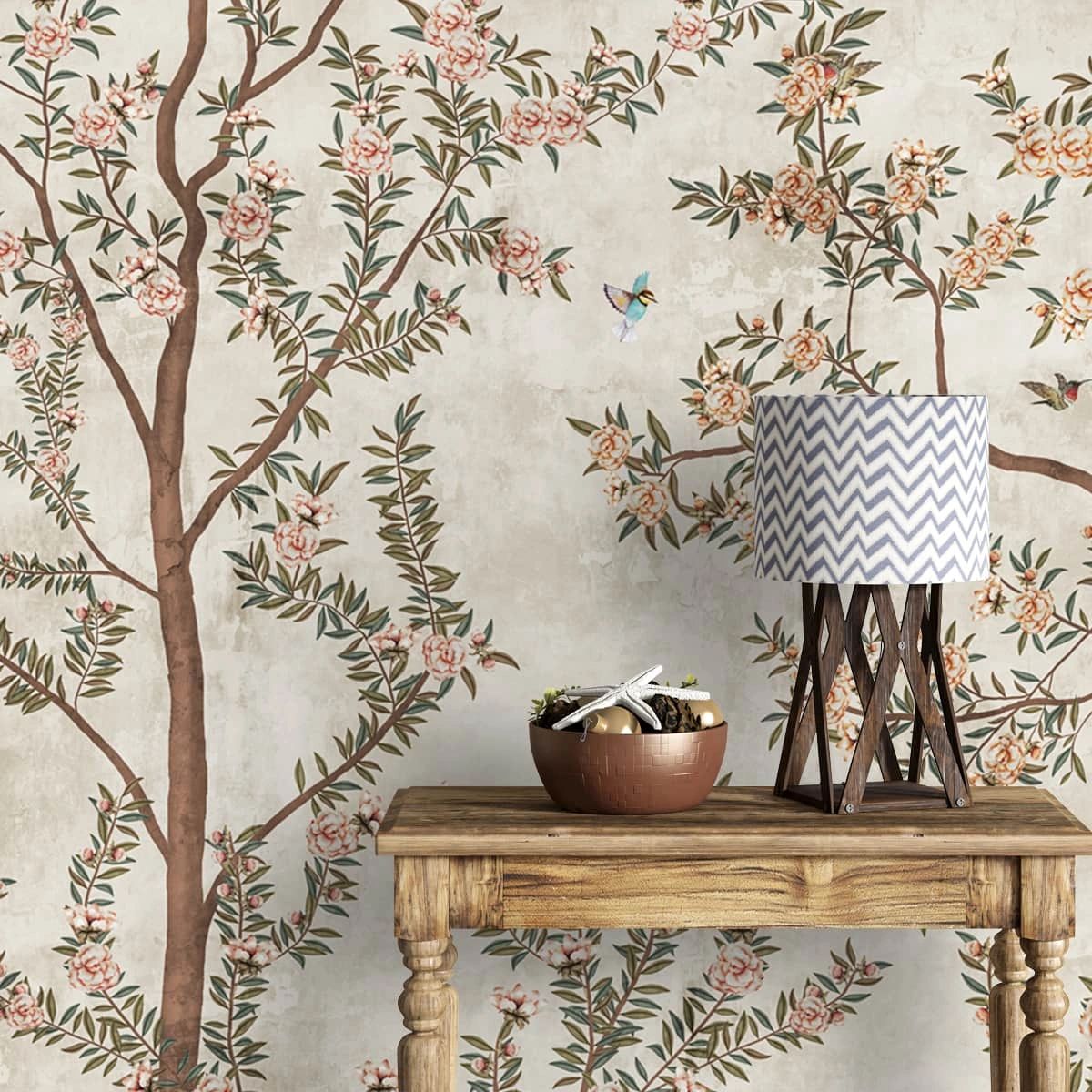 Life n Colors: Chinoiserie Pattern Wallpaper