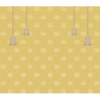 Life n Colors: Divine Glow: Beautiful Yellow Pichwai Wallpaper for Pooja Room