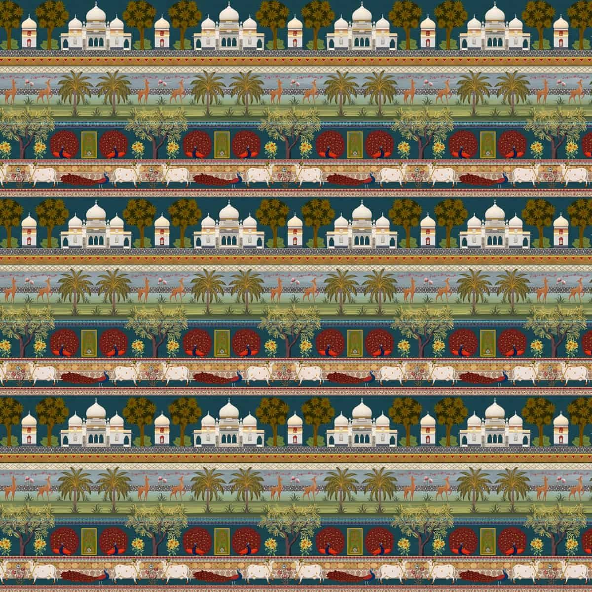 Life n Colors: Bageecha - Indian Garden Premium Wallpaper