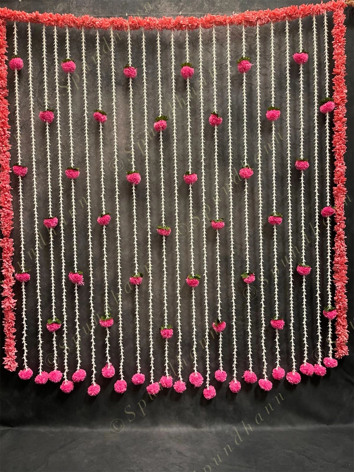 Rajnigandha and Marigold Toran