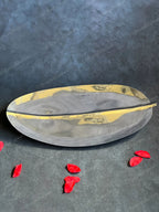 Banana Leaf Platter Stainless Steel
