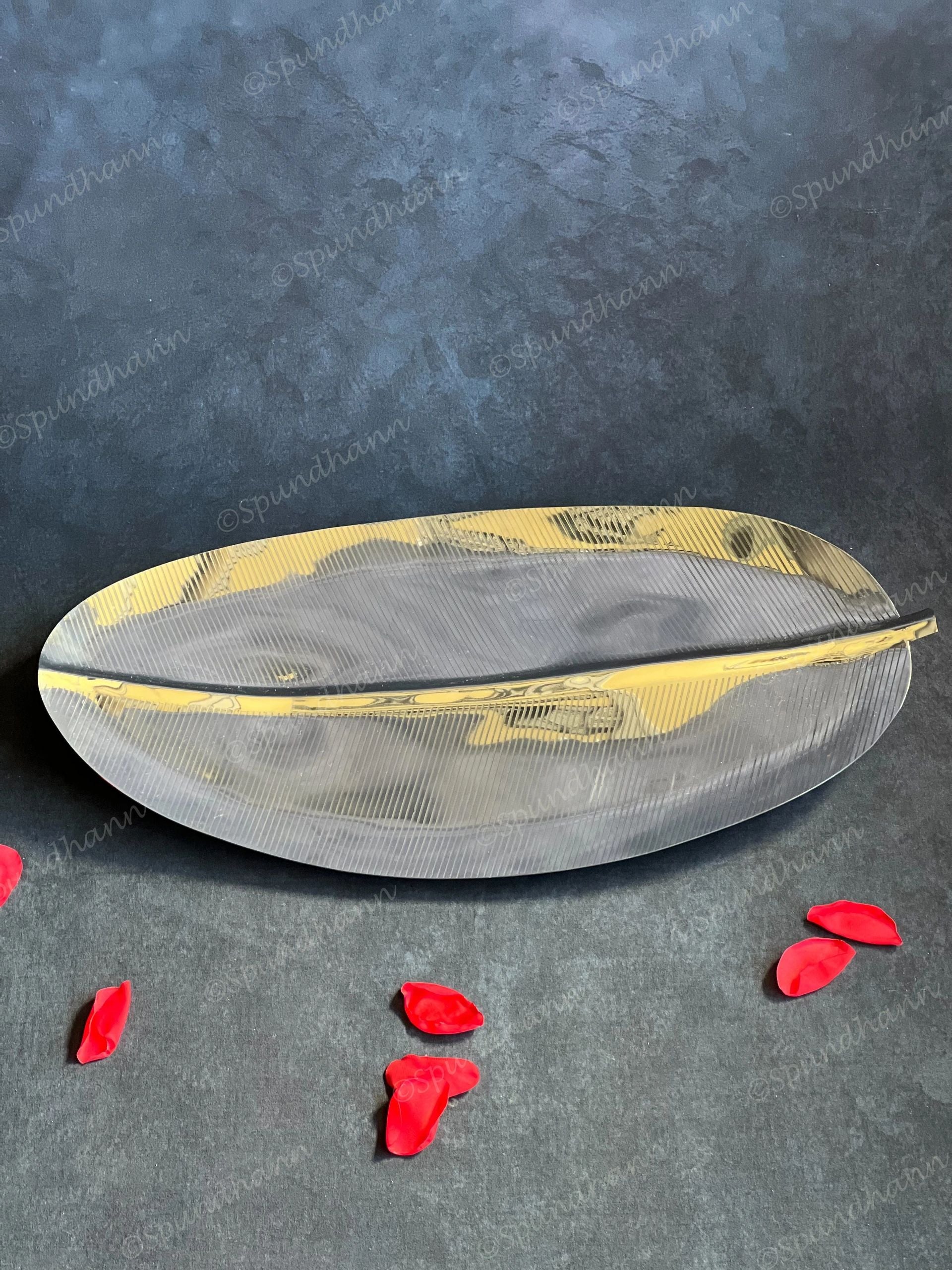 Banana Leaf Platter Stainless Steel