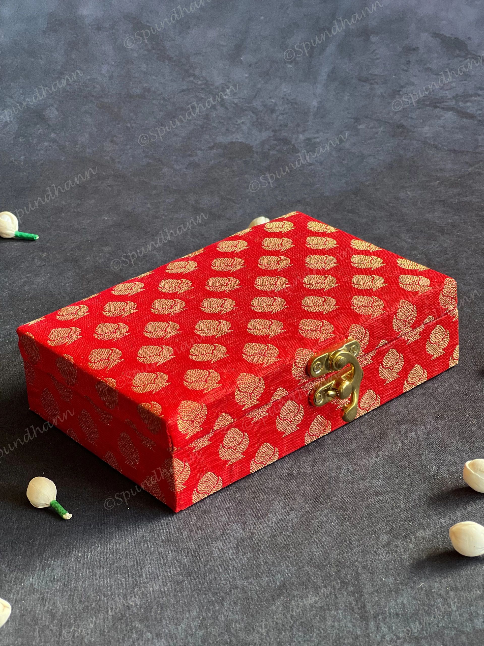 Wooden Brocade Gift Box