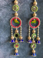 Colorful Parrot Jhumki Set of 2
