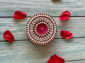 Round Wooden Block Tea Light Holder