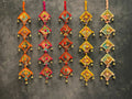 Bell and Pom pom Kites Wall Hanging Decor Set of 2