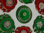 Festive Diya Rangoli Decor