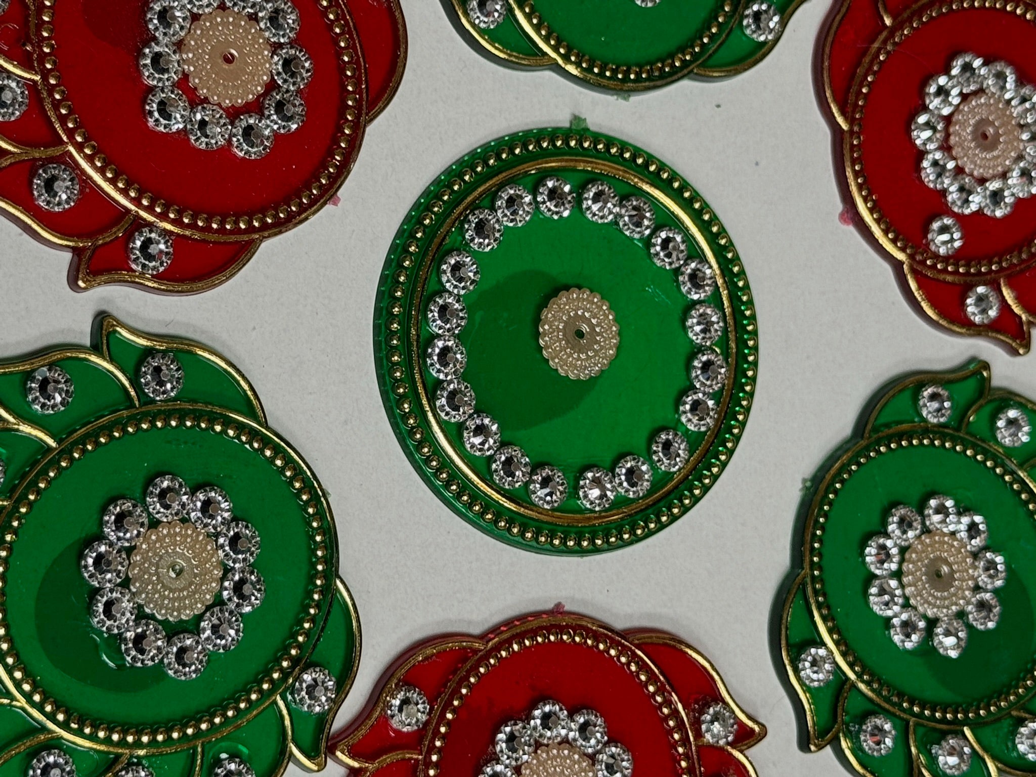 Festive Diya Rangoli Decor