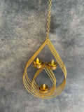 Drop in drop Wall Hanging Tea Light Holder