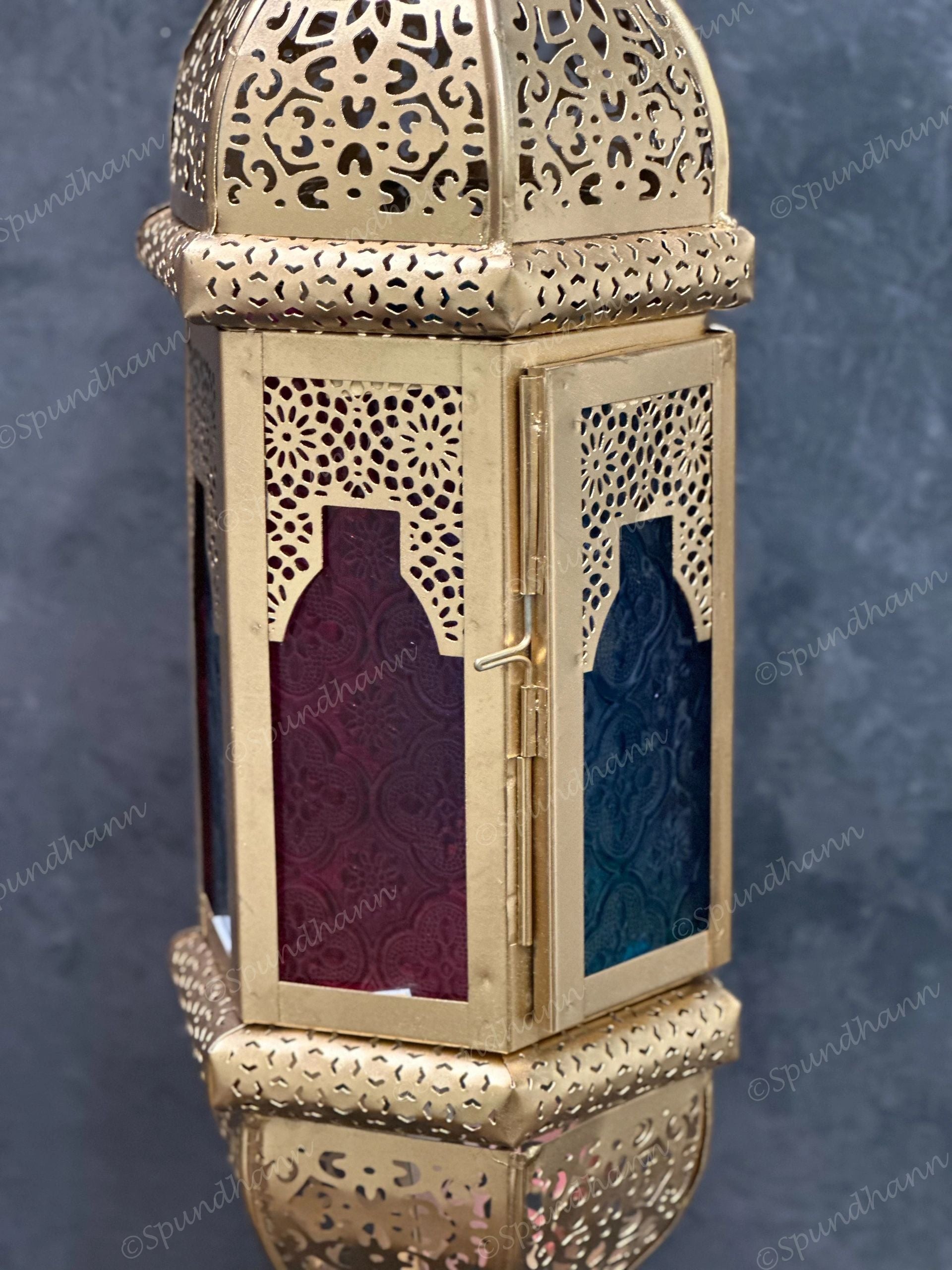 Stained Glass Double Color Lantern