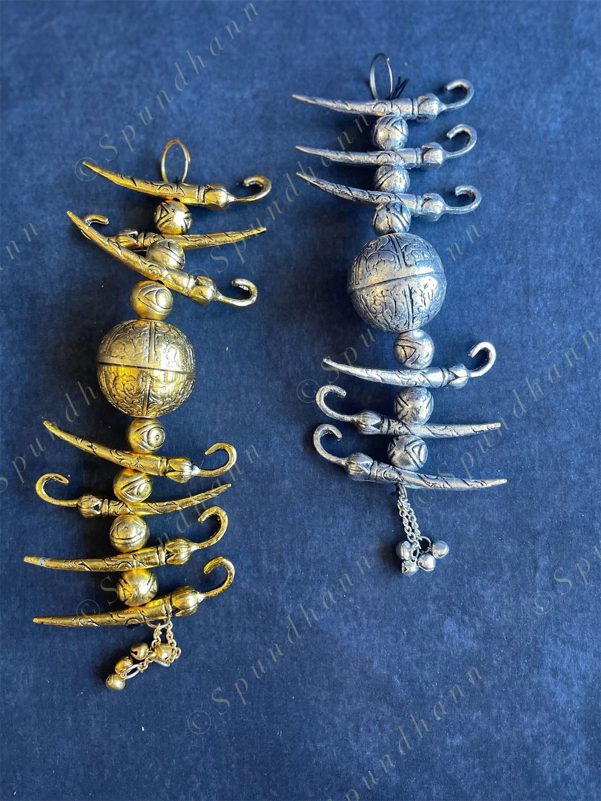 German Silver Hanging Nimbu Mirchi