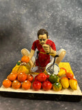 Vegetable And Fruit Seller