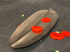 Banana Leaf Platter Stainless Steel